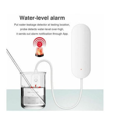 Tuya Smart WiFi Water Leak Sensor Flood Leakage Level Alarm Overflow Detector CA