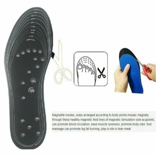 2X Slimming Shoe Insoles Magnetic Pads Therapy Feet Massage Acupressure Foot Pad