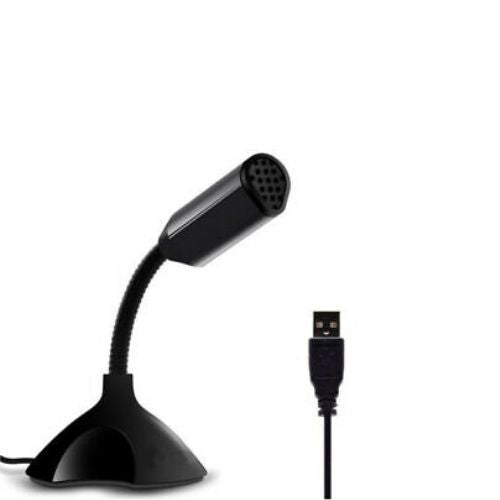 Portable USB Microphone Computer Mic for Desktop Laptop Notebook Voice Chat Mini