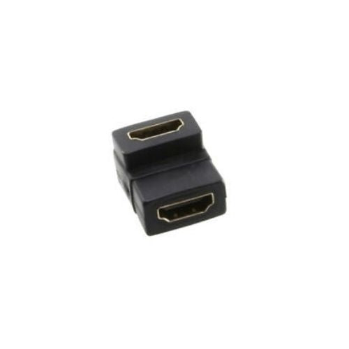 HDMI Female to Female 90 Degree Right Angle Adapter Changer Connector for HDTV