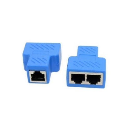 Network Splitter Ethernet Cable 1 to 2 Y Adapter RJ45 CAT5e CAT 6 LAN Switch