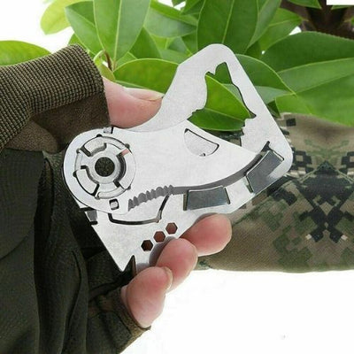 New Pocket Credit Card Knife Multi Tool 9 in 1 Outdoor Survival Camping Knife