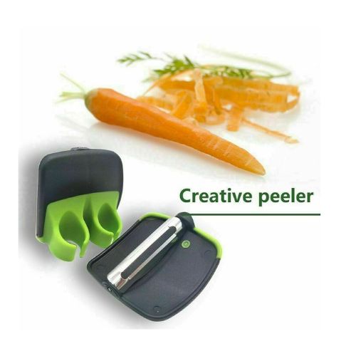 New Fruit Peeler Double Finger Cutter Blade Slicer Grater Soft Vegetable Peeler