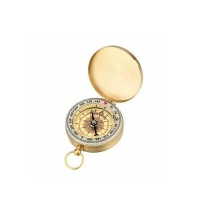 Compass Pocket Brass Watch Style Military Army Outdoor Camping Hiking Tool
