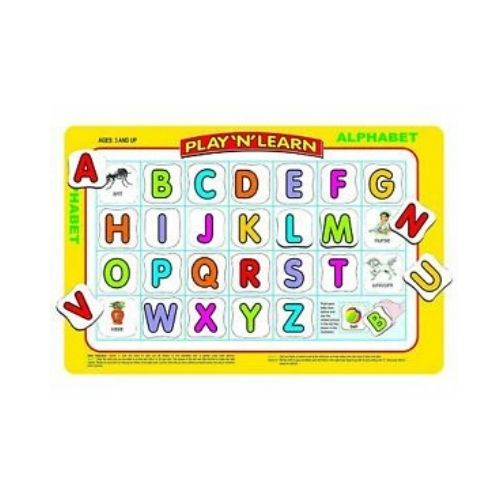 Play ‘N’ Learn – Numbers & Alphabet (Capital) Learning Puzzles for Kids 2+ Years