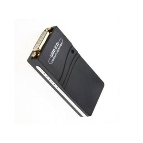 USB 2.0 VIDEO CARD EXTERNAL GRAPHIC ADAPTER DVI VGA HDMI MONITION EXTEND CLONE