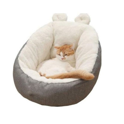 Cat Bed for Indoor Cats Durable Comfy Kitten Puppy Nest Washable Non-slip Bottom