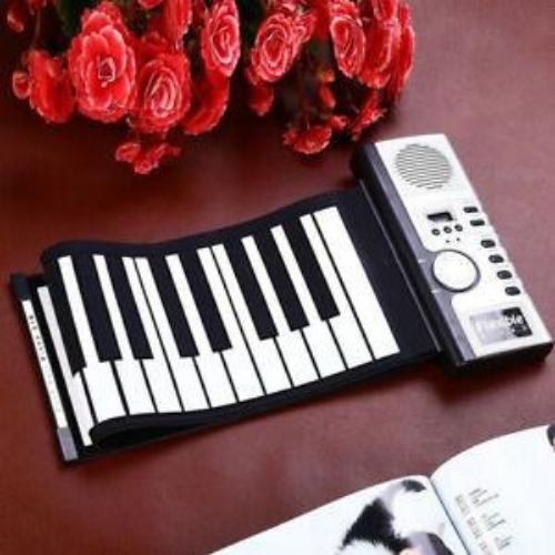 61 Keys Roll Up Midi Electronic Keyboard Piano Music Player New