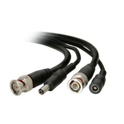 30 ft feet CCTV DC Male to Female Power Cable with BNC Male-Male Plug