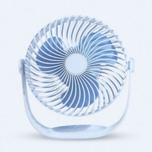 Desktop Cooling Fan USB Powered 3 Speed Adjustable Large 7 Inch Built-in Battery