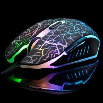 USB Wired Optical Scroll Wheel Game Mouse For PC Laptop Notebook Computer