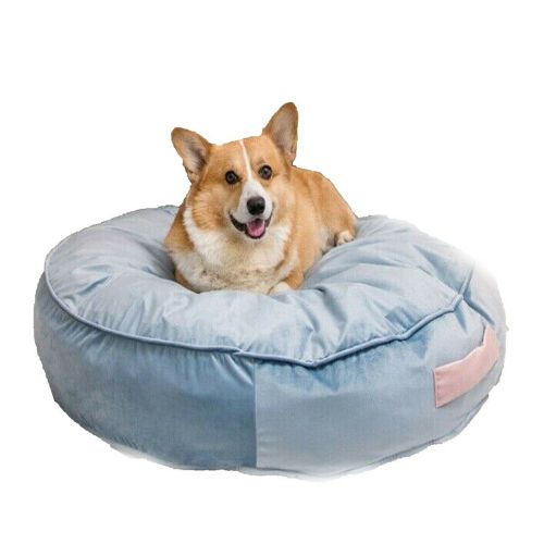 Donut Pet Bed Round Warm Cuddler Kennel Soft Sofa Cat Dog Cushion Relief Sleep