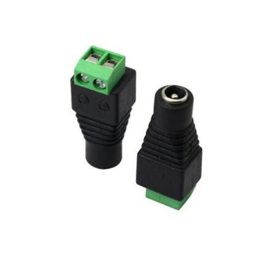 12VDC 5A Female 5.5x2.5 DC Power Jack Plug Adapter Connector Screw Fastening