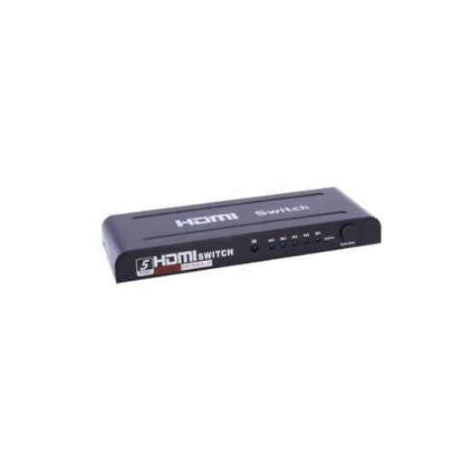 HDMI SWITCH 5 PORT ALUMINUM FOR HDTV 1080P W/ REMOTE HD