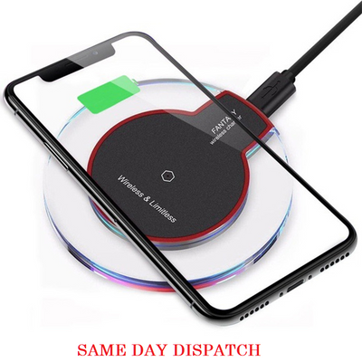 Qi Wireless Charger Power Fast Charging For Huawei iPhone XR XS Max Samsung S9