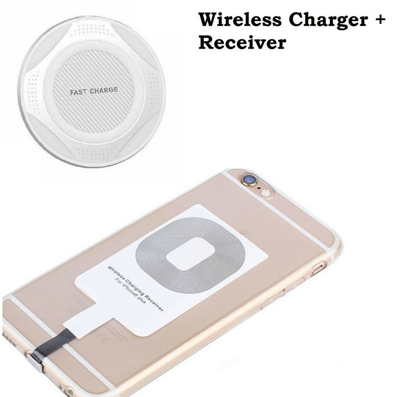 Qi Wireless Charging Receiver Card Charger Module Mat for iPhone 6 6s Plus 5 5s