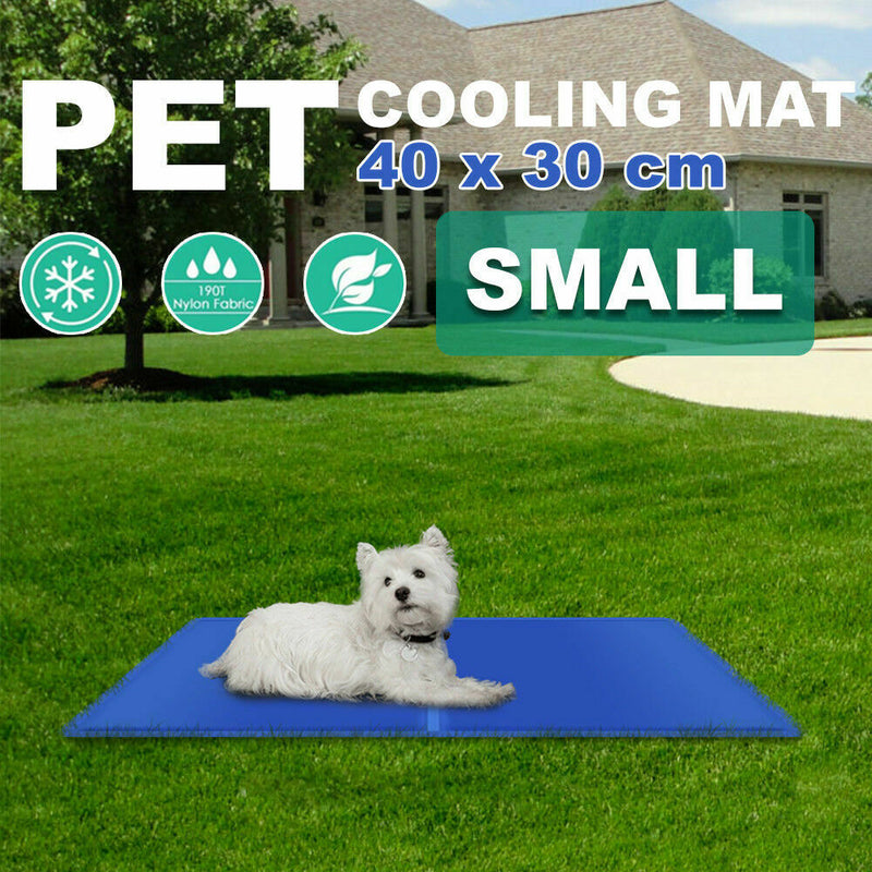 Dogs Cats Self Cooling Gel Mat Cool Mat Pet Pad Mattress Indoor Bed Summer