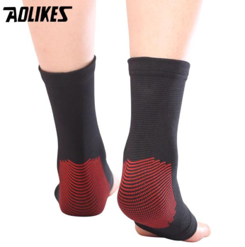 2Ankle Brace Support Achilles Tendon Wrap Sleeve Socks Basketball Protector Foot