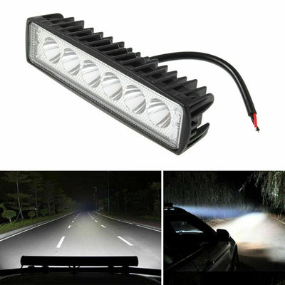 2X 36W Slim Led Light Bar Spot Flood Motorcycle ATV 4x4 WD Bumper Backup Pods