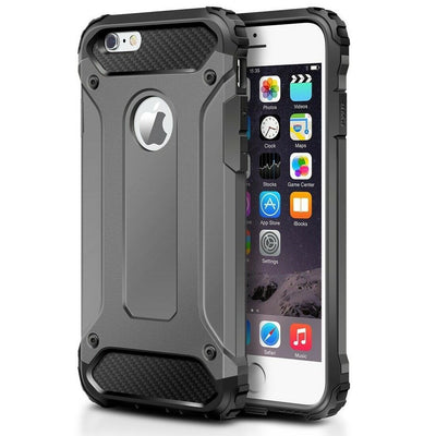 For iPhone 6 & iPhone 6S Case - Dual Layer Hybrid Shockproof Hard Armor Cover