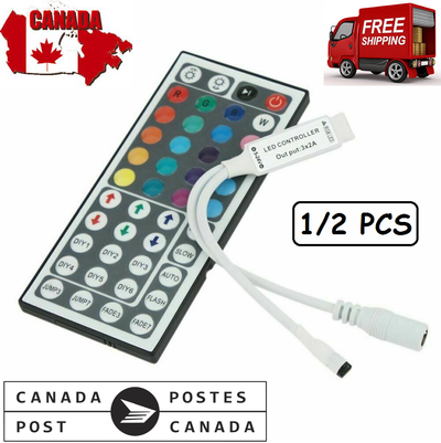 New Mini 44Key IR Remote Controller Receiver For RGB 3528 5050 LED Strip Light