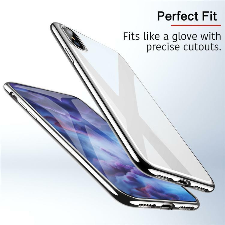 Premium Chrome Electroplate Cover Case For iPhone SE 6 7 8 Plus X XR 11 Pro Max