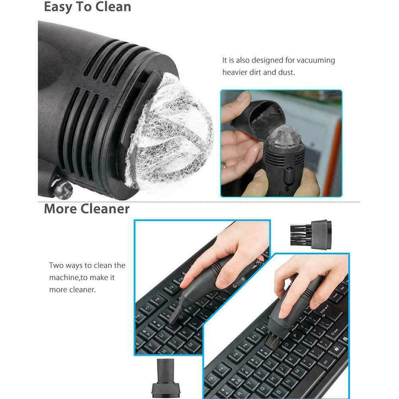 Mini Computer Vacuum USB Keyboard Cleaner PC Laptop Brush Dust Cleaning Kits