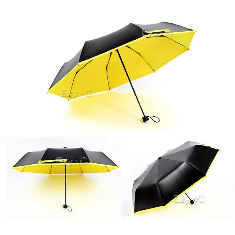 Windproof Upside Down Reverse Umbrella C-Handle Double Layer Inside-Out Inverted