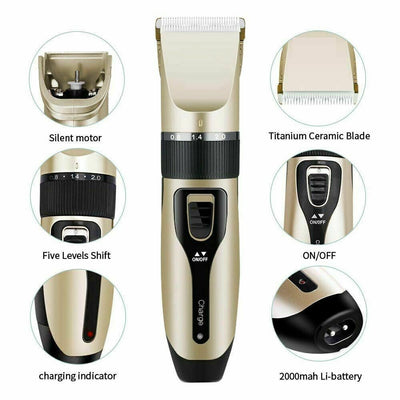 Pet Hair Grooming Trimmer Chargeable Grooming Clippers Animal Skin Saver Machine