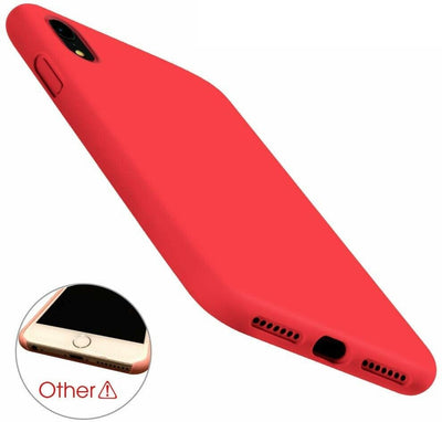 For iPhone 12 Mini 11 Pro Max XR X S 7 8 Plus SE 2020 Case Liquid Silicone Cover