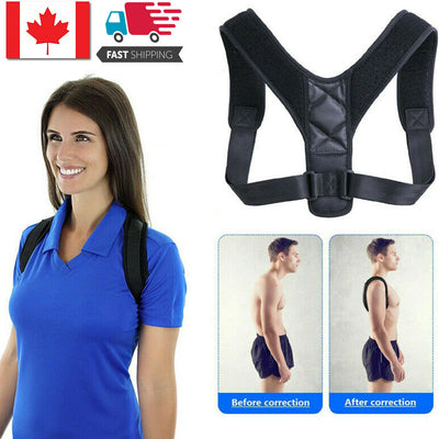 Posture Clavicle Support Corrector Back Straight Shoulders Brace Strap Correct