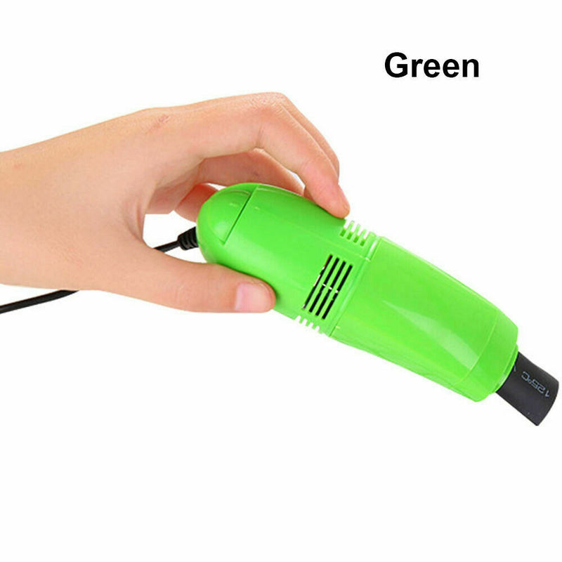 Mini Computer Vacuum USB Keyboard Cleaner PC Laptop Kit Dust Cleaning Brush