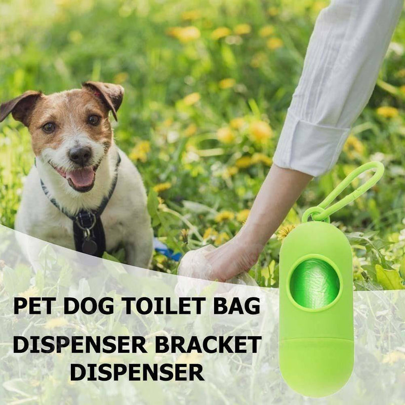 NEW Plastic Pet Dog Poop Bag Capsule Type Cat Waste Garbage Holder Dispenser Bag