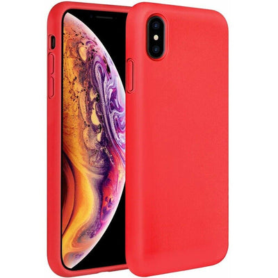 For iPhone 12 Mini 11 Pro Max XR X S 7 8 Plus SE 2020 Case Liquid Silicone Cover