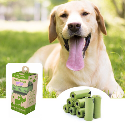 144  Dog Poop Bags  Disposable Custom Printed  Eco Trash Garbage CA