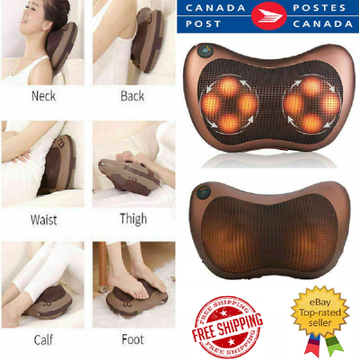 Shiatsu Neck Back Massager for Shoulder, Lower Back, Leg, Foot, Muscle Pain CA