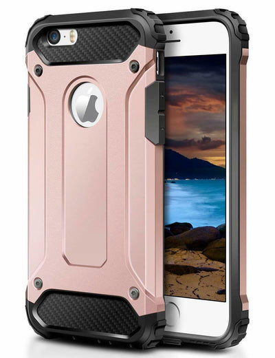 For iPhone 6 & iPhone 6S Case - Dual Layer Hybrid Shockproof Hard Armor Cover