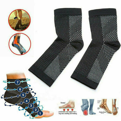 Foot Angel Compression Sock Foot Sleeve Plantar Arthritis Sore Achy Anti Brace