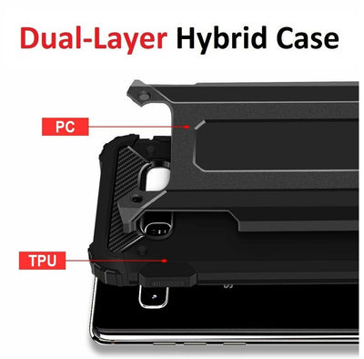 For Samsung Galaxy S10 S10e Case - Tough Heavy Duty Shockproof Hard Armor Cover