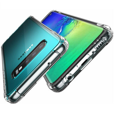 For Samsung Galaxy S21 S20 Ultra S10 S9 Plus A8 A5 Clear Bumper Case TPU Cover