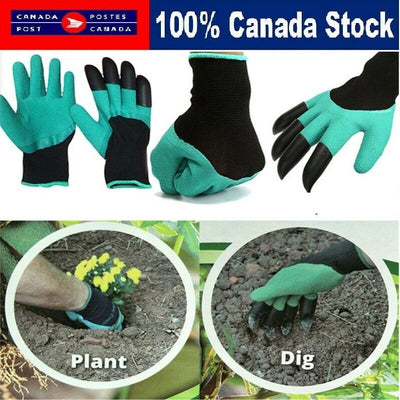 Garden Gloves with Claws for Digging Planting Gardening ABS Tool for Home Pot