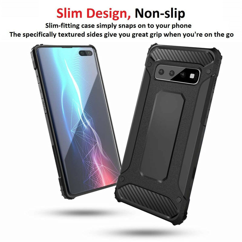 For Samsung Galaxy S10 S10e Case - Tough Heavy Duty Shockproof Hard Armor Cover