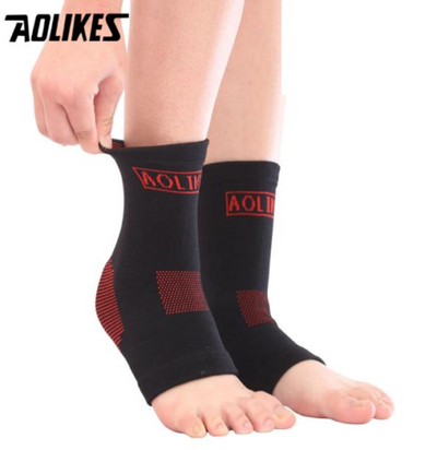 2Ankle Brace Support Achilles Tendon Wrap Sleeve Socks Basketball Protector Foot