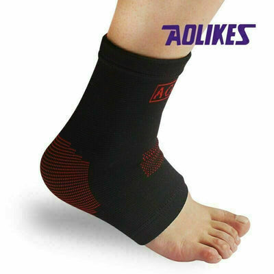 2Ankle Brace Support Achilles Tendon Wrap Sleeve Socks Basketball Protector Foot