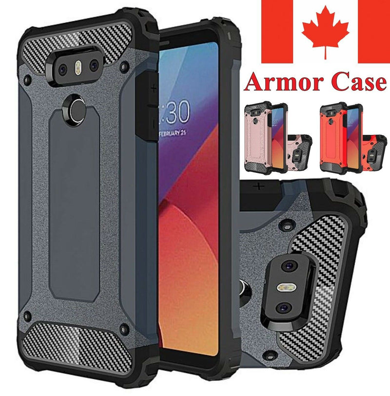 For LG G6 Case - Shockproof Heavy Duty Hybrid Dual Layer Hard Armor Cover