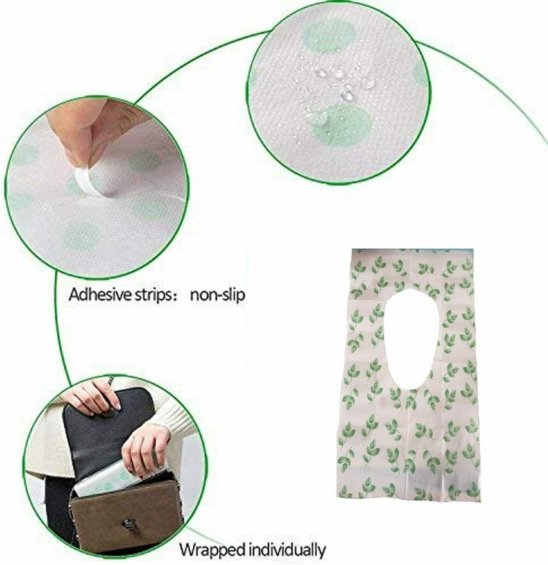 10PC Toilet Seat Covers Paper Travel Flushable Hygienic Disposable Waterproof