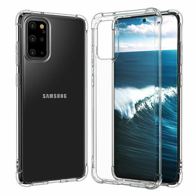 For Samsung Galaxy S21 S20 Ultra S10 S9 Plus A8 A5 Clear Bumper Case TPU Cover