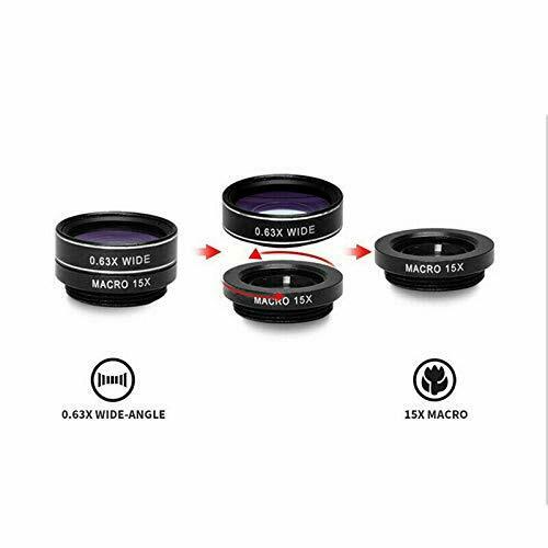 Phone Camera Lens 10 in 1 Cell Phone Lens Kit Macro Lens for iPhone and Android