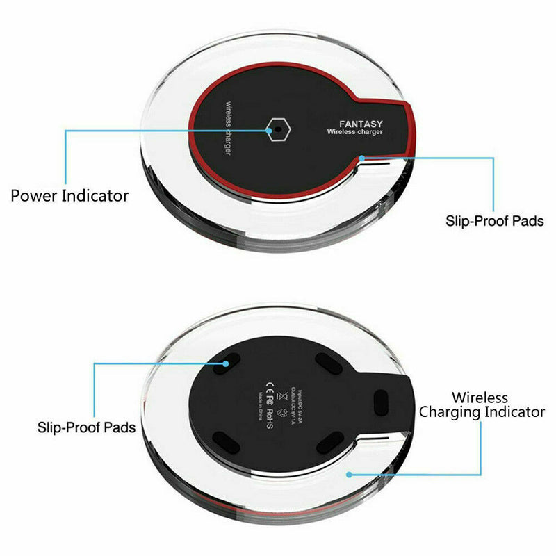 Qi Wireless Charger Power Fast Charging For Huawei iPhone XR XS Max Samsung S9