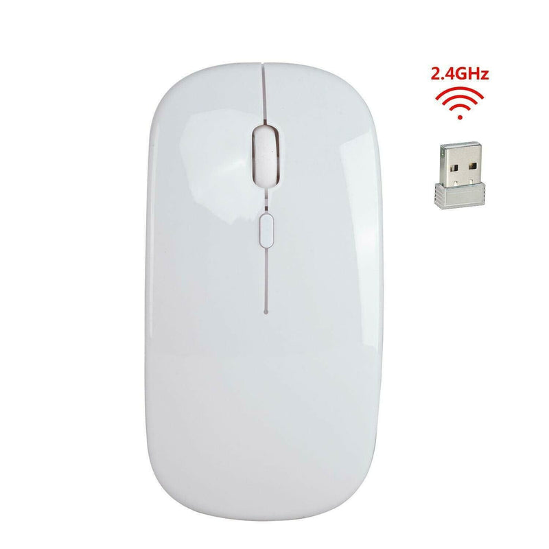 Wireless USB Slim 2.4 GHz Optical Magic Mouse Mice For Laptop PC Desktop Mac